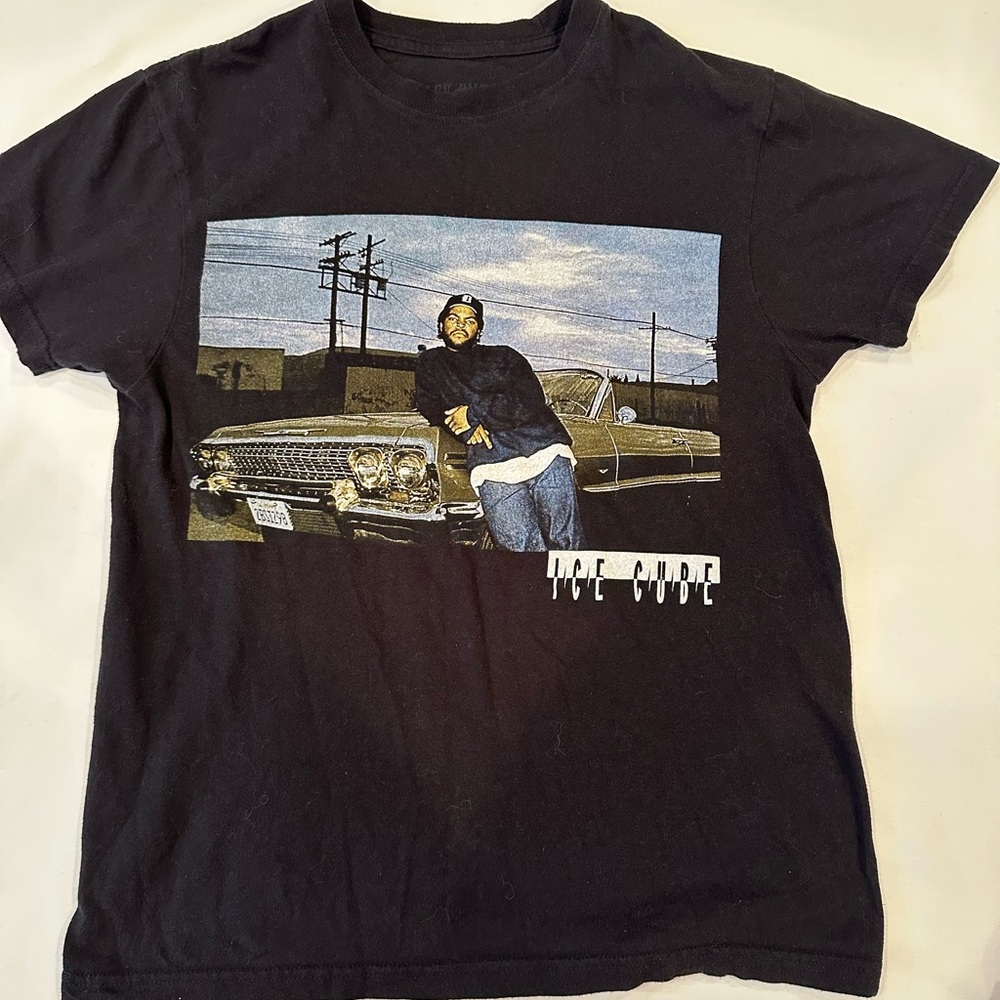 Youth Ice Cube Black Graphic Tee -  YouthSmall